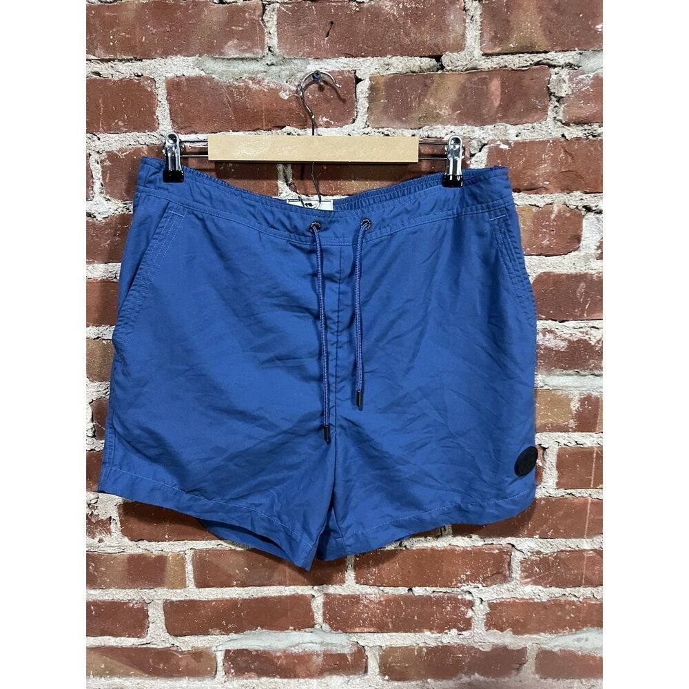 Ted Baker London Men's 5/XL Blue Lined Swim Trunks